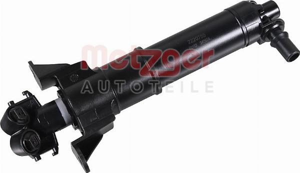 Metzger 2220755 - Розпилювач, форсунка, система очищення фар autocars.com.ua