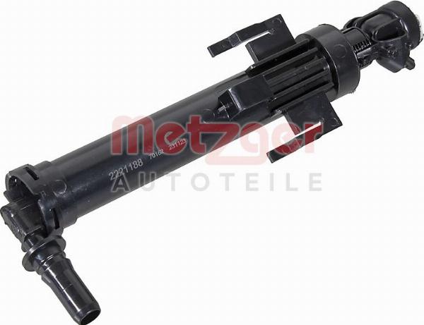 Metzger 2221188 - Розпилювач, форсунка, система очищення фар autocars.com.ua