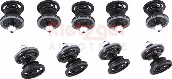 Metzger 2280088 - Комплект кліпс, внутрішнє оздоблення салону autocars.com.ua