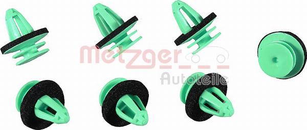 Metzger 2280092 - Комплект кліпс, внутрішнє оздоблення салону autocars.com.ua