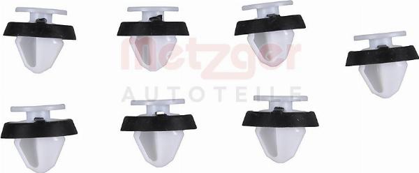 Metzger 2280093 - Комплект кліпс, внутрішнє оздоблення салону autocars.com.ua