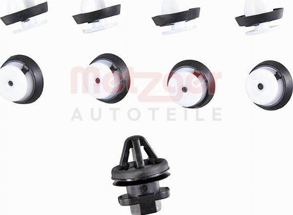 Metzger 2280097 - Комплект кліпс, внутрішнє оздоблення салону autocars.com.ua