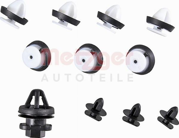 Metzger 2280100 - Комплект кліпс, внутрішнє оздоблення салону autocars.com.ua