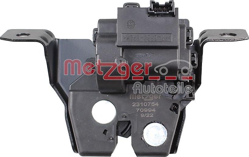 Metzger 2310754 - Замок задніх дверей autocars.com.ua