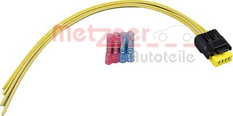 Metzger 2324101 - Ремонтний комплект кабелю, датчик тиску всмоктуючої труби autocars.com.ua