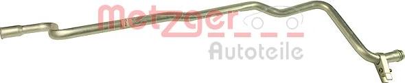 Metzger 2360020 - Трубопровід високого / низького тиску, кондиціонер autocars.com.ua