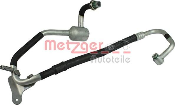 Metzger 2360041 - Трубопровід високого / низького тиску, кондиціонер autocars.com.ua