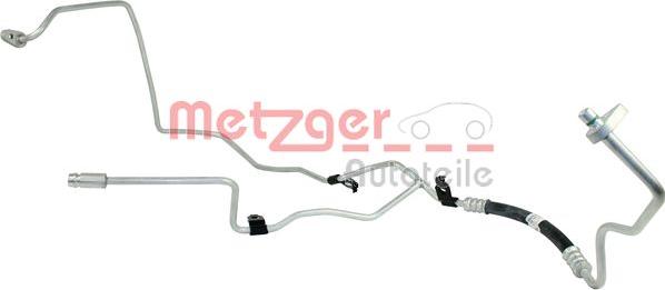Metzger 2360048 - Трубопровід високого / низького тиску, кондиціонер autocars.com.ua