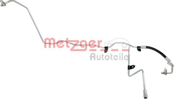 Metzger 2360054 - Трубопровід високого / низького тиску, кондиціонер autocars.com.ua