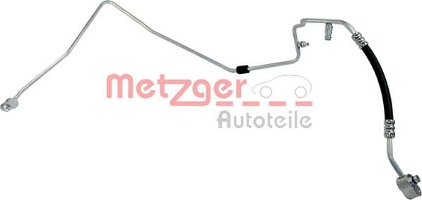 Metzger 2360063 - Трубопровід високого / низького тиску, кондиціонер autocars.com.ua