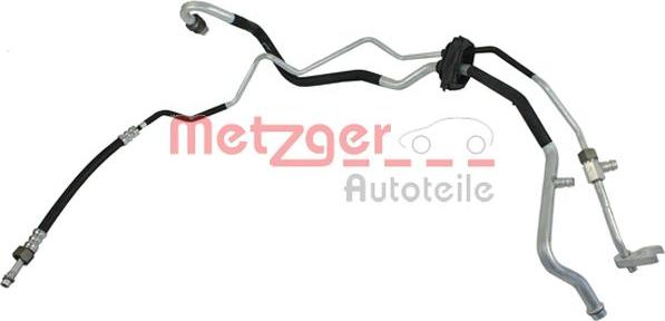 Metzger 2360069 - Трубопровід високого / низького тиску, кондиціонер autocars.com.ua