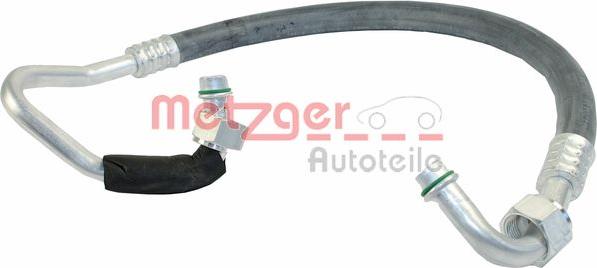 Metzger 2360072 - Трубопровід високого / низького тиску, кондиціонер autocars.com.ua