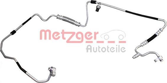 Metzger 2360093 - Трубопровід високого тиску, кондиціонер autocars.com.ua