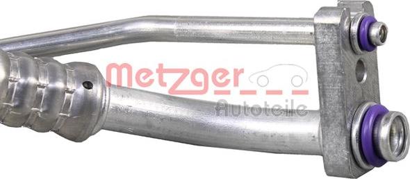 Metzger 2360109 - Трубопровід високого / низького тиску, кондиціонер autocars.com.ua