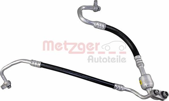 Metzger 2360116 - Трубопровід високого / низького тиску, кондиціонер autocars.com.ua