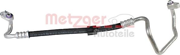Metzger 2360122 - Трубопровід високого тиску, кондиціонер autocars.com.ua