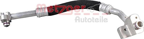 Metzger 2360129 - Трубопровід високого тиску, кондиціонер autocars.com.ua