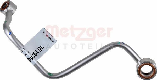 Metzger 2361231 - Маслопровод, компресор autocars.com.ua