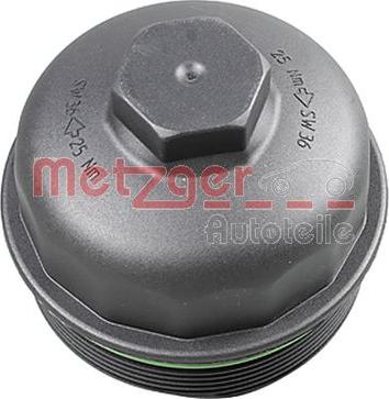 Metzger 2370071 - Кришка, корпус масляного фільтра autocars.com.ua