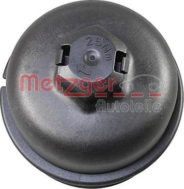 Metzger 2370076 - Кришка, корпус масляного фільтра autocars.com.ua