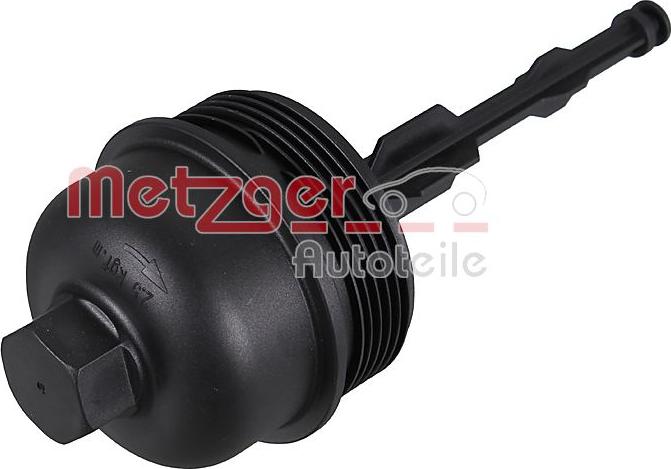 Metzger 2370108 - Кришка, корпус масляного фільтра autocars.com.ua