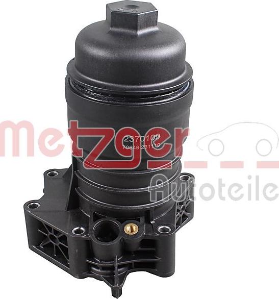 Metzger 2370109 - Корпус, масляний фільтр autocars.com.ua