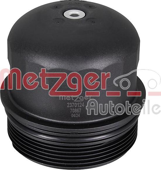 Metzger 2370124 - Крышка, корпус масляного фильтра avtokuzovplus.com.ua