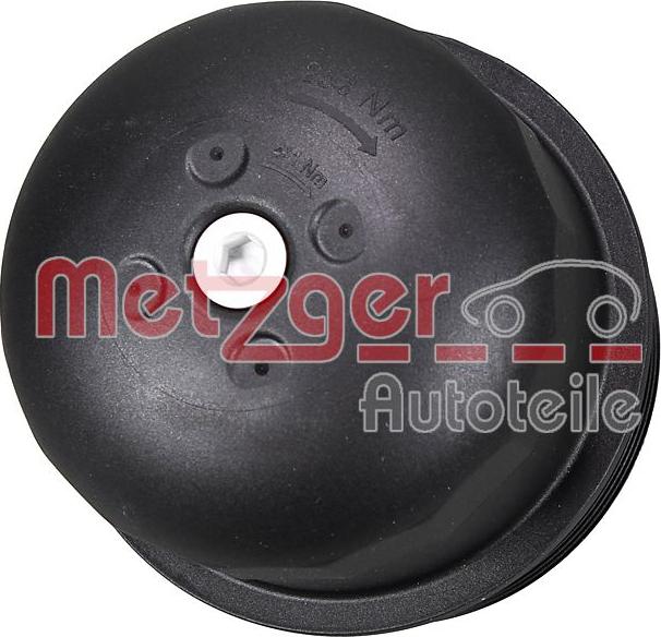 Metzger 2370124 - Крышка, корпус масляного фильтра avtokuzovplus.com.ua