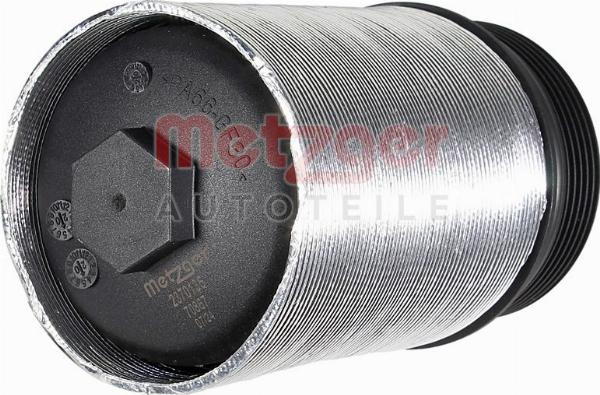 Metzger 2370135 - Кришка, корпус масляного фільтра autocars.com.ua