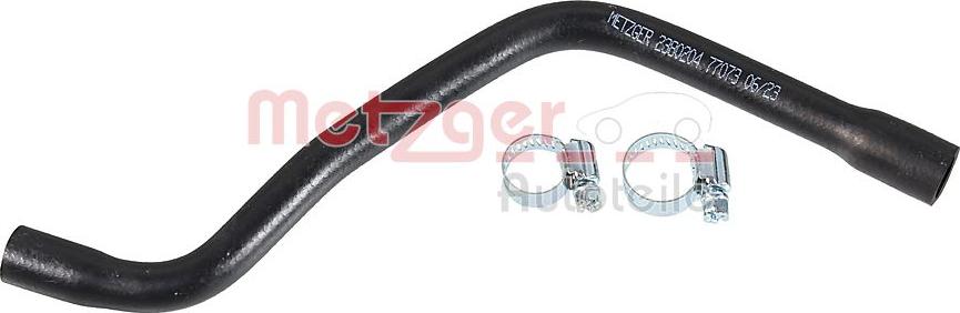 Metzger 2380204 - Шланг, вентиляція картера autocars.com.ua