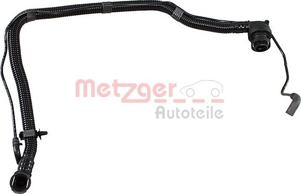 Metzger 2380207 - Шланг, вентиляція картера autocars.com.ua