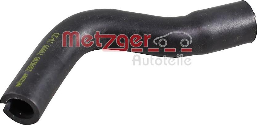 Metzger 2380208 - Шланг, вентиляція картера autocars.com.ua