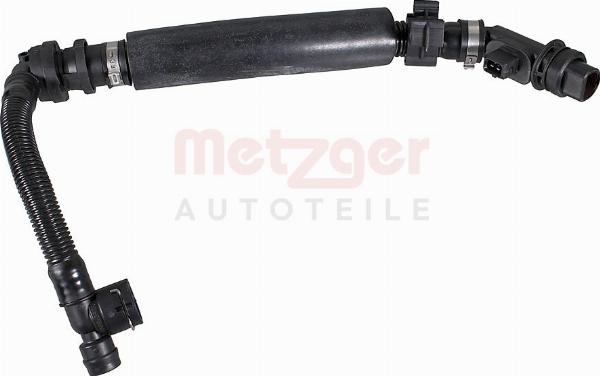 Metzger 2380214 - Шланг, вентиляція картера autocars.com.ua