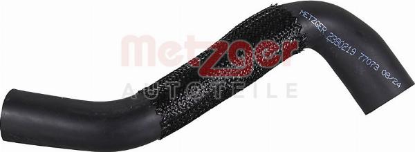 Metzger 2380219 - Шланг, воздухоотвод кришки головки циліндра autocars.com.ua