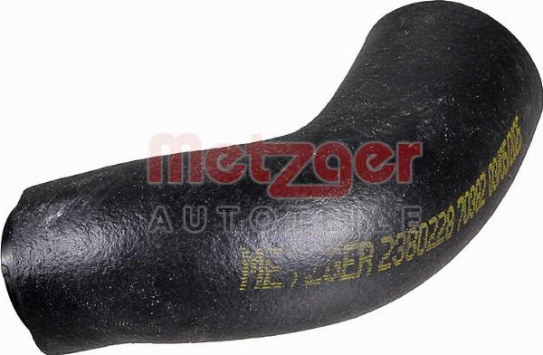 Metzger 2380228 - Шланг, вентиляція картера autocars.com.ua