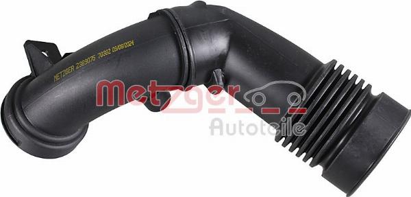 Metzger 2389075 - Шланг, система подачі повітря autocars.com.ua