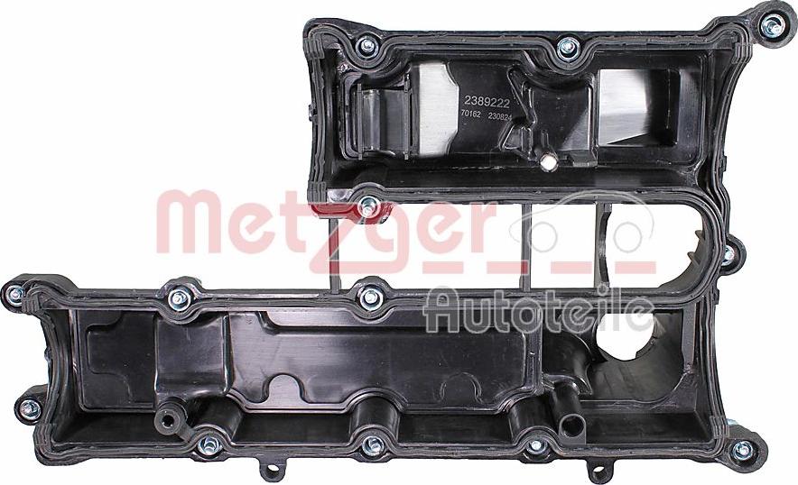 Metzger 2389222 - Кришка головки циліндра autocars.com.ua