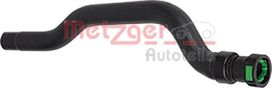 Metzger 2420037 - Шланг радіатора autocars.com.ua