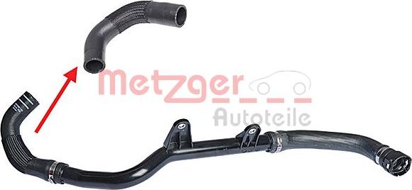 Metzger 2420353 - Шланг радиатора avtokuzovplus.com.ua