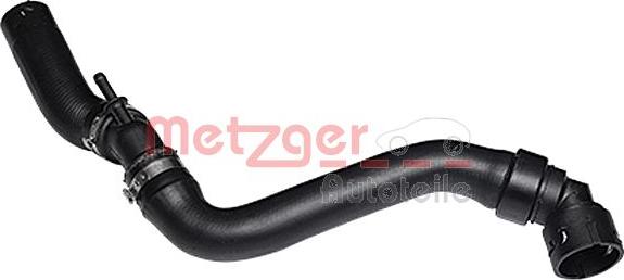 Metzger 2420463 - Шланг радіатора autocars.com.ua