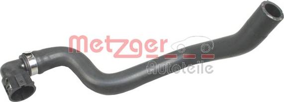 Metzger 2420481 - Шланг радіатора autocars.com.ua