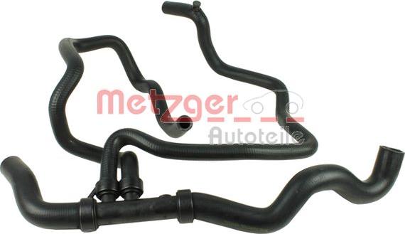 Metzger 2420543 - Шланг радіатора autocars.com.ua