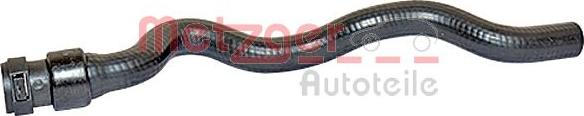 Metzger 2420743 - Шланг радіатора autocars.com.ua