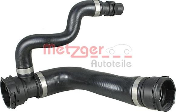 Metzger 2420787 - Шланг радіатора autocars.com.ua