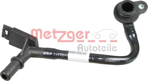 Metzger 2420865 - Шланг радіатора autocars.com.ua