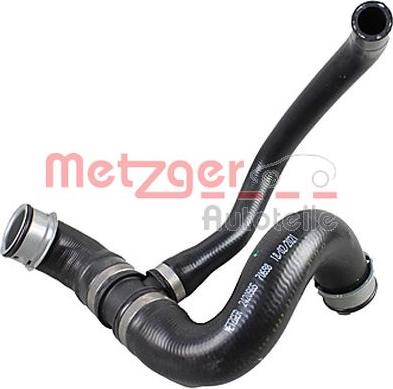 Metzger 2420965 - Шланг радіатора autocars.com.ua