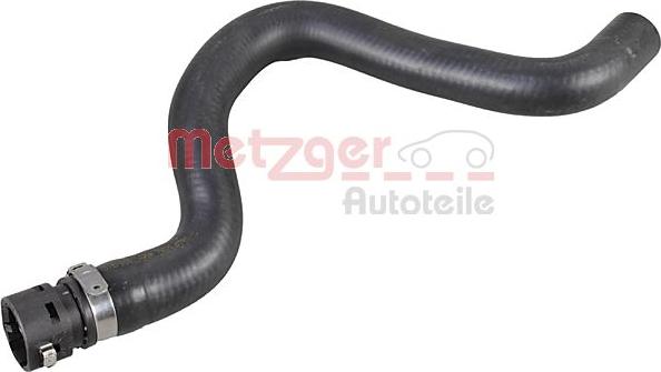 Metzger 2421235 - Шланг радіатора autocars.com.ua
