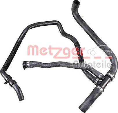 Metzger 2421266 - Шланг радіатора autocars.com.ua