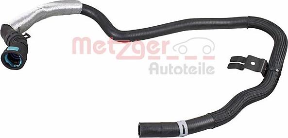 Metzger 2421316 - Шланг радіатора autocars.com.ua