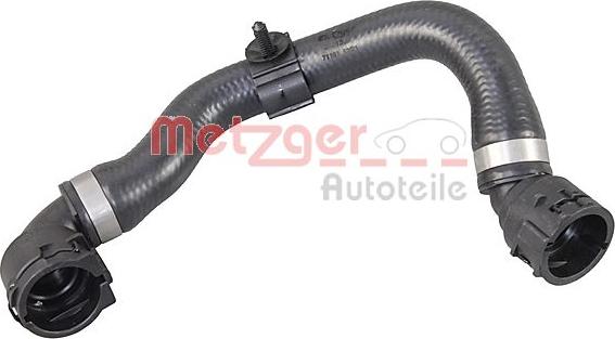 Metzger 2421362 - Шланг радіатора autocars.com.ua